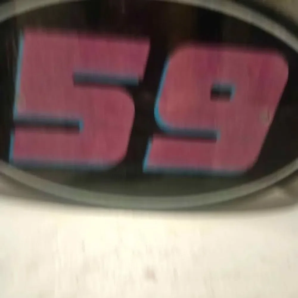 Vintage Style Racing Number 59 Oval Sign